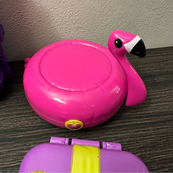 Polly Pocket Flamingo Backyard Butterfly Backpack Space Compact Dolls & Charms - Picture 16 of 16